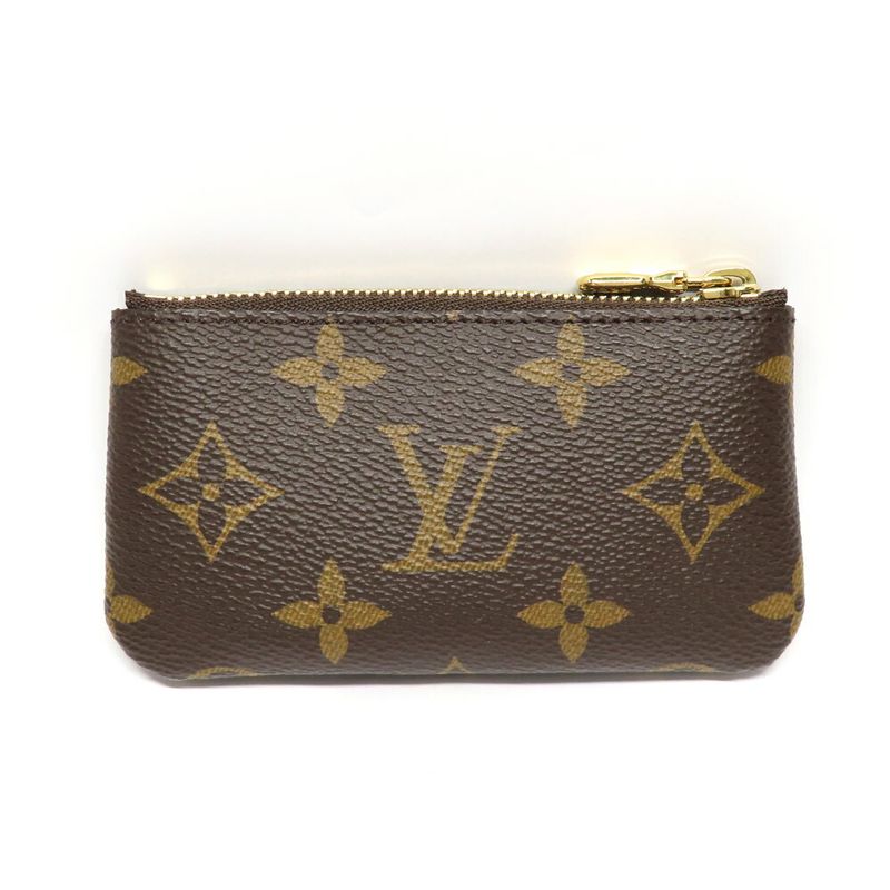 Louis Vuitton Card Key Case Pochette Cles Monogram Brown Mini