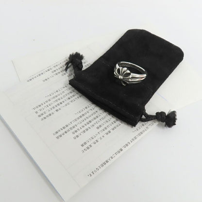 Chrome Hearts Ring Small Cutout CH Plus 925 Sterling Silver with Invoice