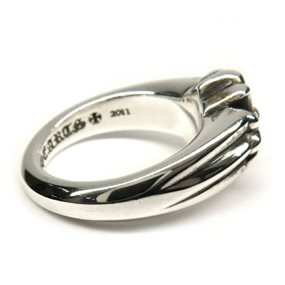 Chrome Hearts Ring Small Cutout CH Plus 925 Sterling Silver with Invoice