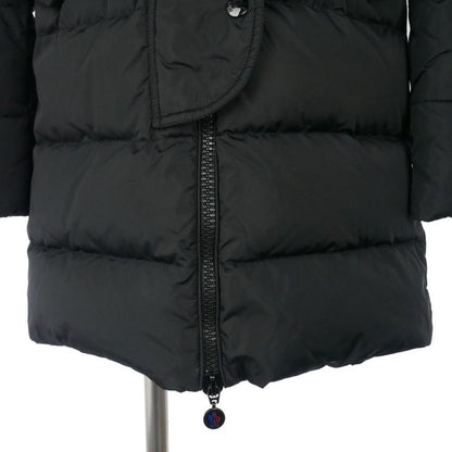 Moncler Down Coat Flagon Fragon Long Fur 00 Black