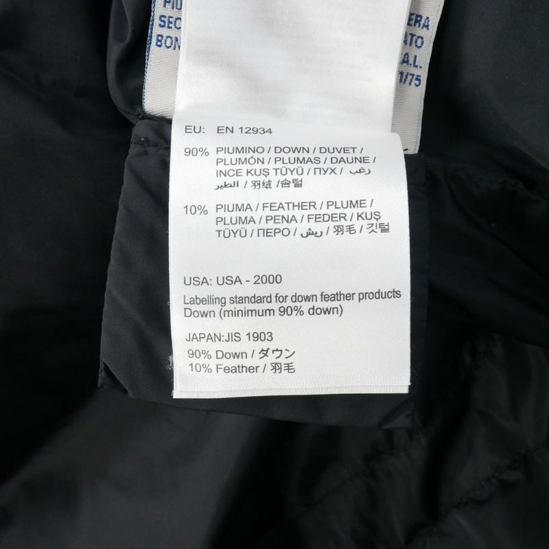 Moncler Down Coat Flagon Fragon Long Fur 00 Black