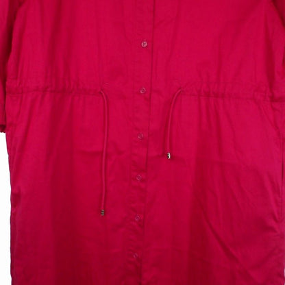 Max Mara Long Shirt Dress 38 Pink