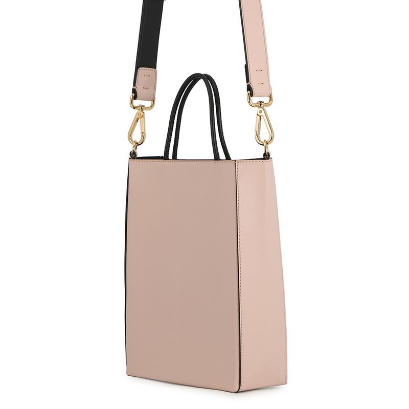 Fendi Shopping Small 2-Way Shoulder Bag Black