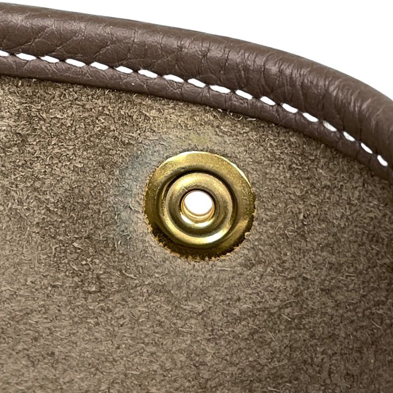 Hermes Evelyne 3 Hlogo PM Shoulder Bag Taurillon Clemence Etoupe