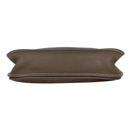 Hermes Evelyne 3 Hlogo PM Shoulder Bag Taurillon Clemence Etoupe