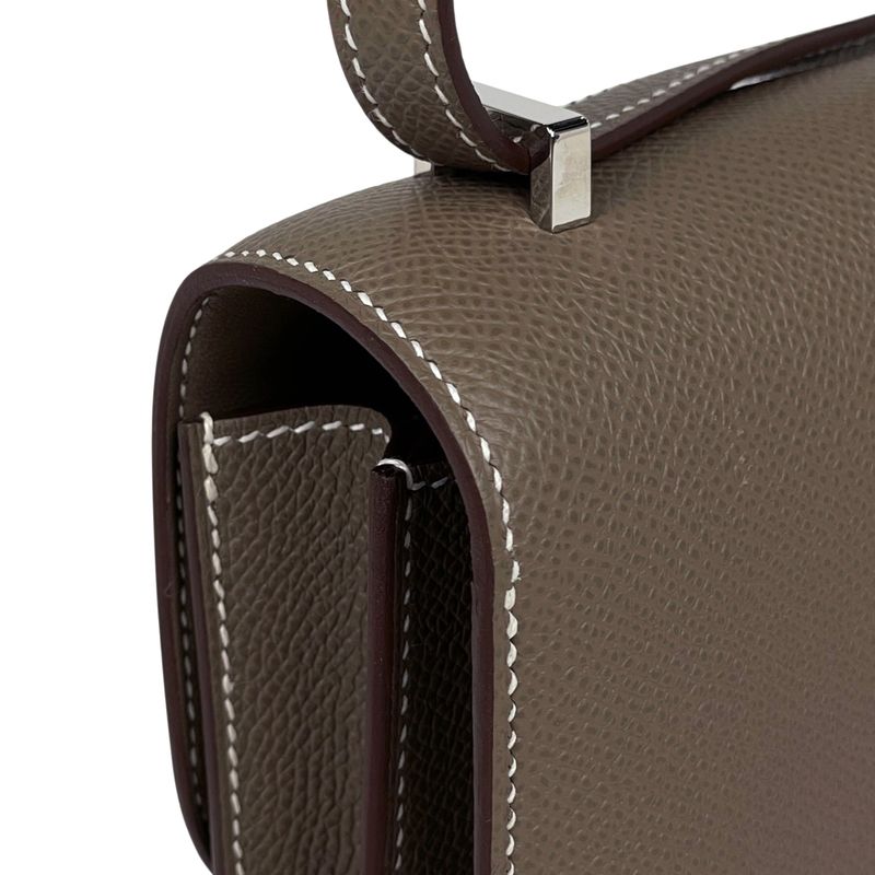 Hermes Constance 18 Mini 3 Milloire Shoulder Bag Veau Epsom Etoupe