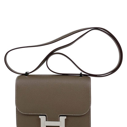 Hermes Constance 18 Mini 3 Milloire Shoulder Bag Veau Epsom Etoupe