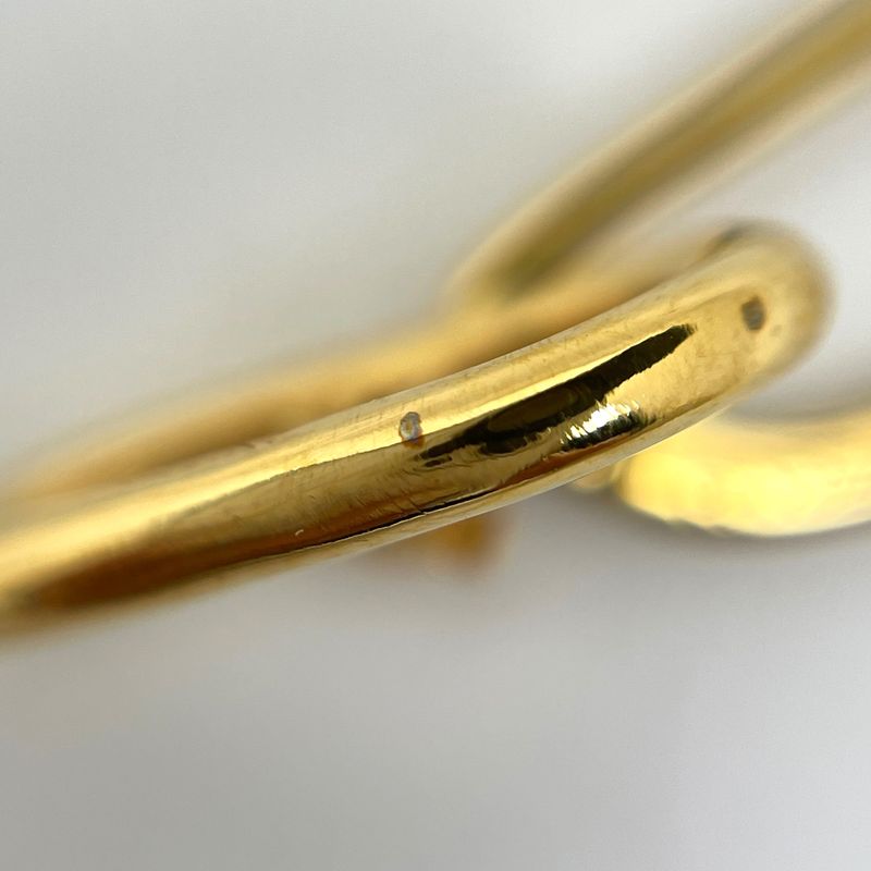 Celine Maillon Triomphe Mobile Earrings Swing Gold Plated