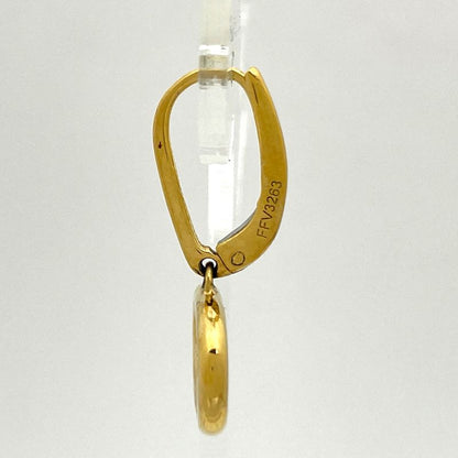 Celine Maillon Triomphe Mobile Earrings Swing Gold Plated