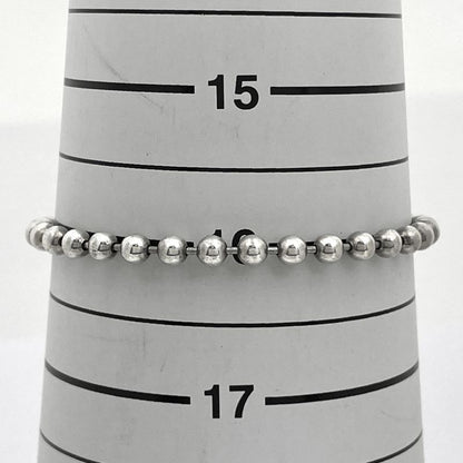 Gucci Ball Chain Bracelet Silver