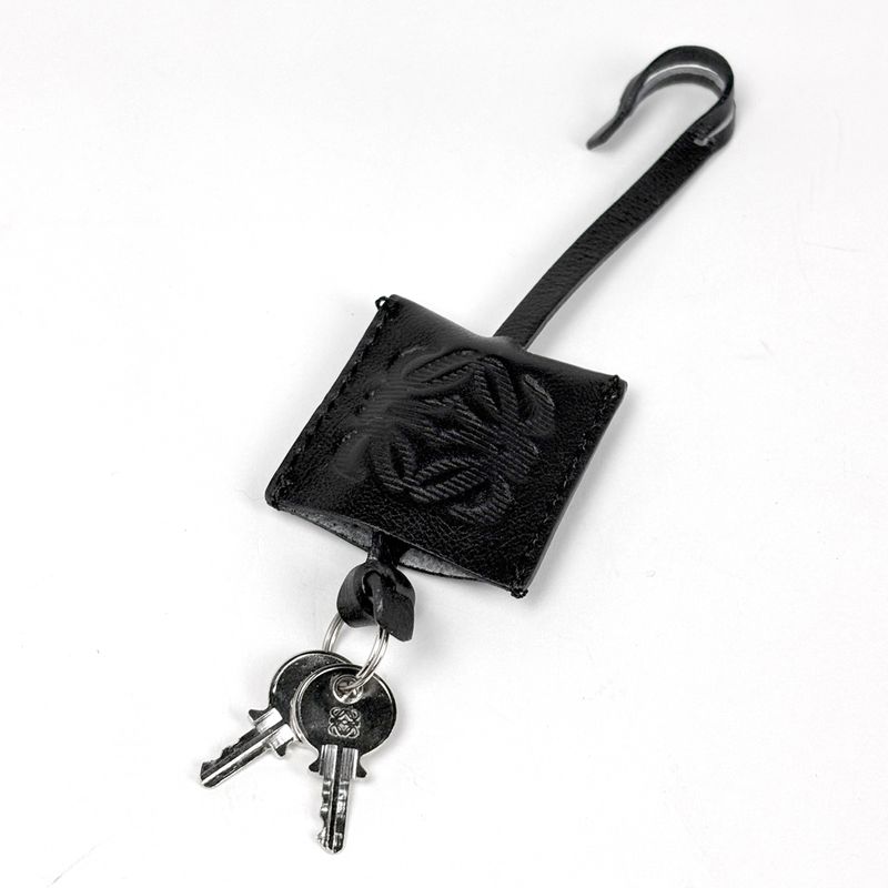 Loewe Amazona Justa Tote Anagram Handbag Leather Black