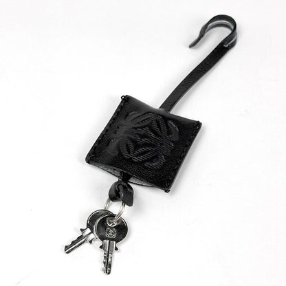 Loewe Amazona Justa Tote Anagram Handbag Leather Black