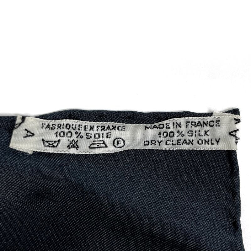 Hermes Carre 90 le Sacre du Printemps Spring Festival Scarf Silk Black Yellow