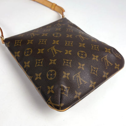 Louis Vuitton Musette Salsa Short Shoulder Bag Monogram Brown