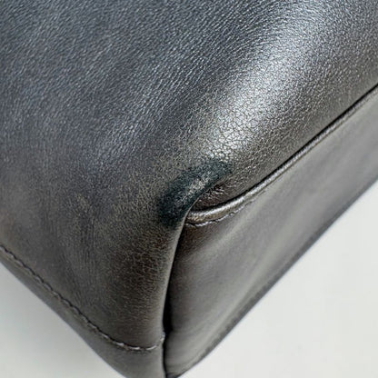 Dior Maris Pearl Handbag Leather Gray