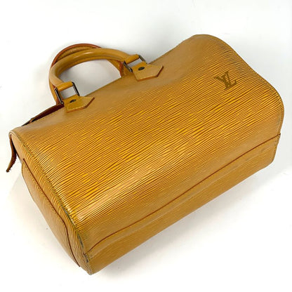 Louis Vuitton Speedy 25 Boston Bag Epi Tassili Yellow