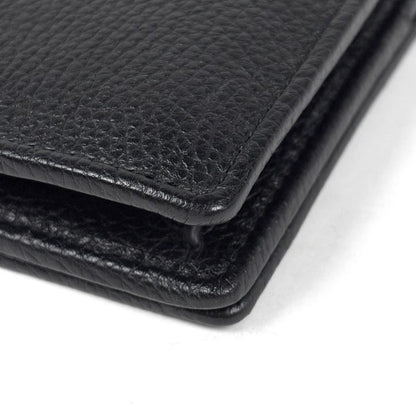 Gucci Soho Chain Wallet 2-Way Clutch Shoulder Bag Leather Black