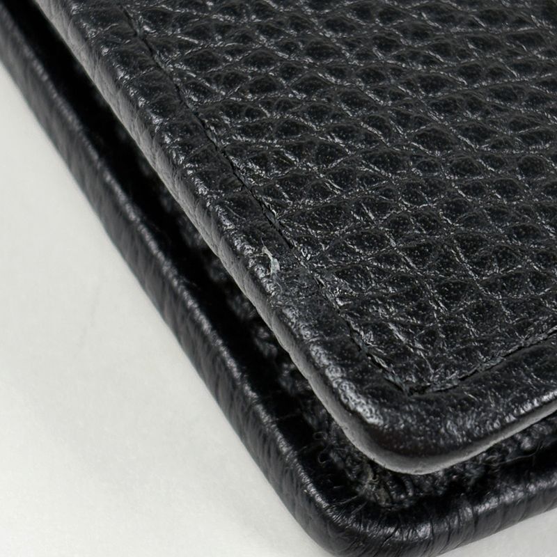 Gucci Soho Chain Wallet 2-Way Clutch Shoulder Bag Leather Black