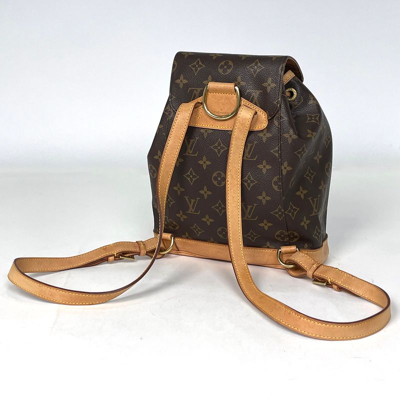 Louis Vuitton Montsouris MM Backpack Monogram Brown