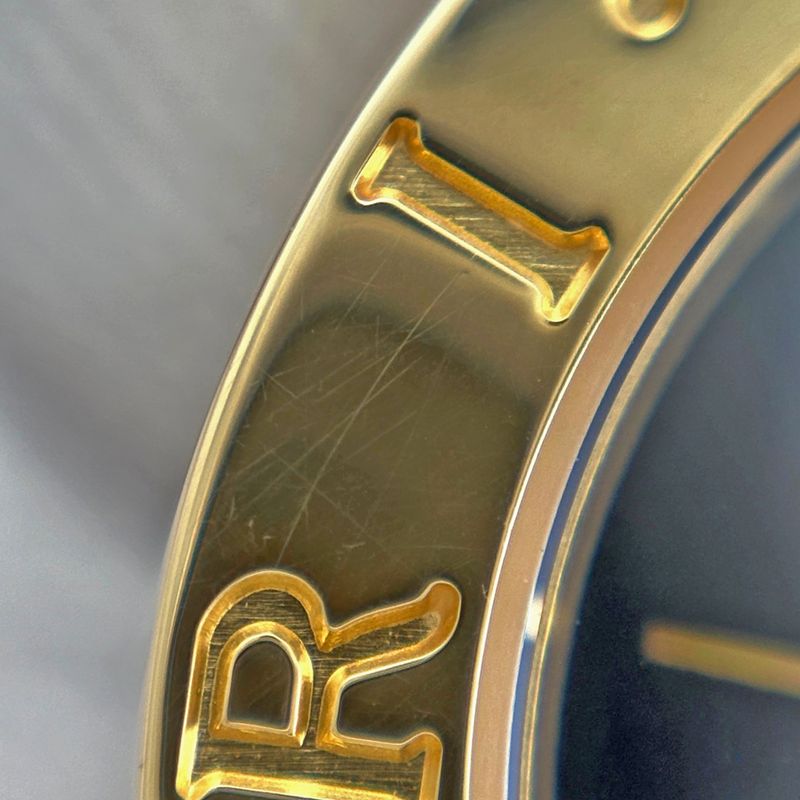 Bvlgari Tubogas Watch SS YG Quartz Black