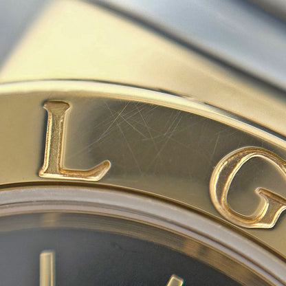 Bvlgari Tubogas Watch SS YG Quartz Black