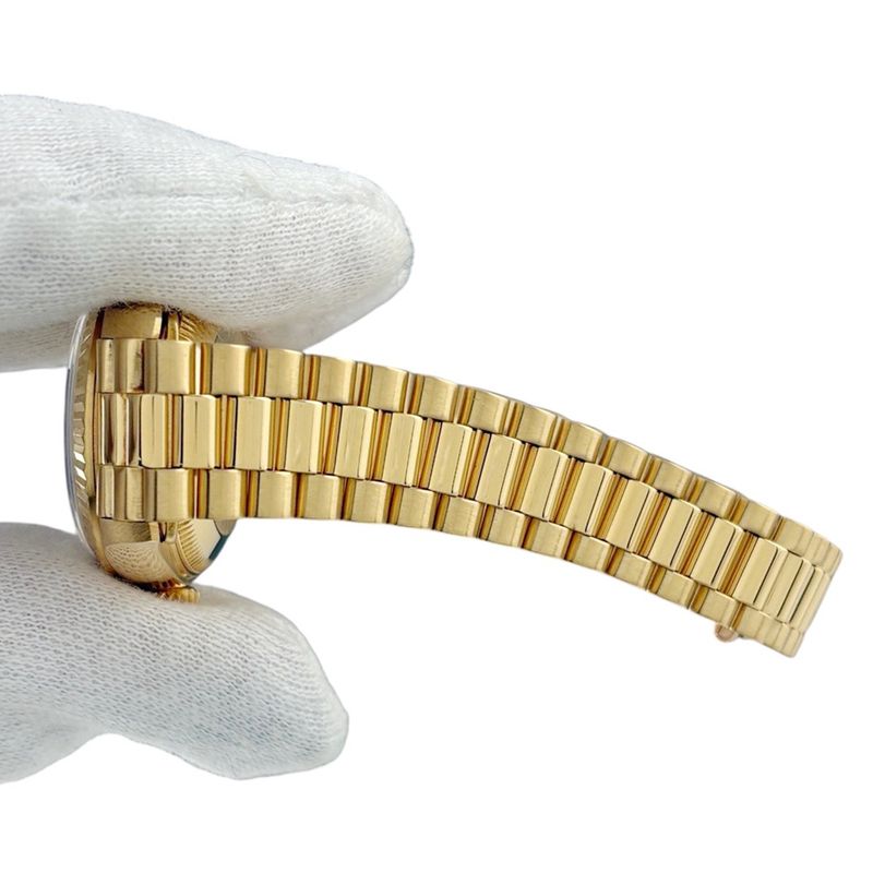 Rolex Datejust Milliard Diamond Watch YG Ruby Automatic Winding Champagne Gold