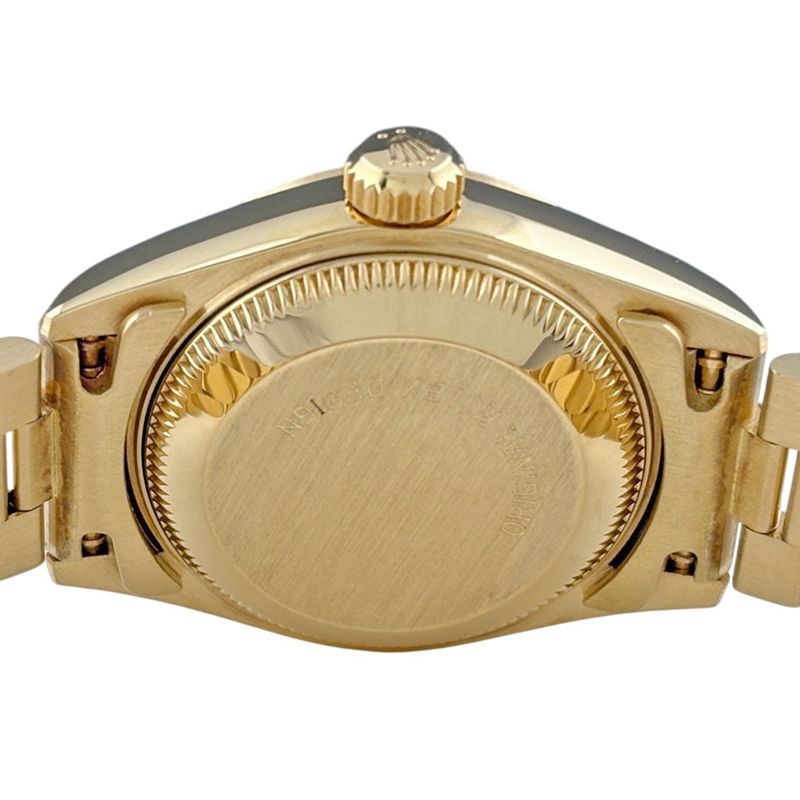 Rolex Datejust Milliard Diamond Watch YG Ruby Automatic Winding Champagne Gold