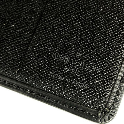 Louis Vuitton Billfold Epi Card Holder Cles Noir Black Leather Wallet