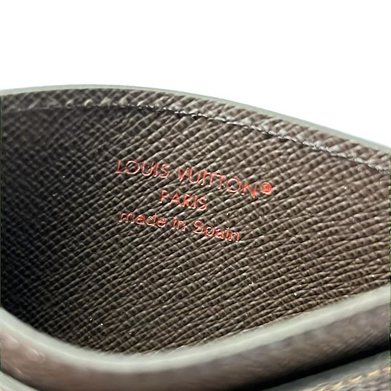 Louis Vuitton Card Case Damier Porte Carte Sample Ebene