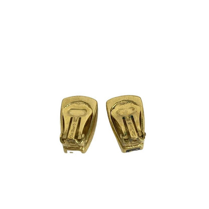 Dior Earrings Gold Black