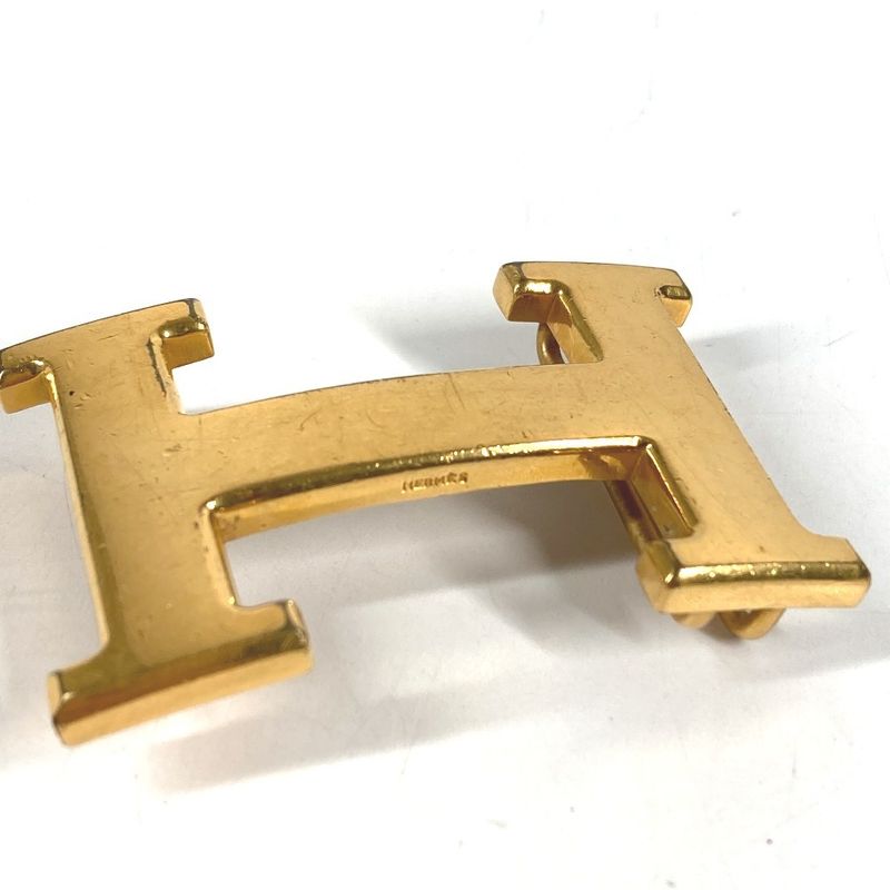 Hermes Buckle Belt Only Metal Gold