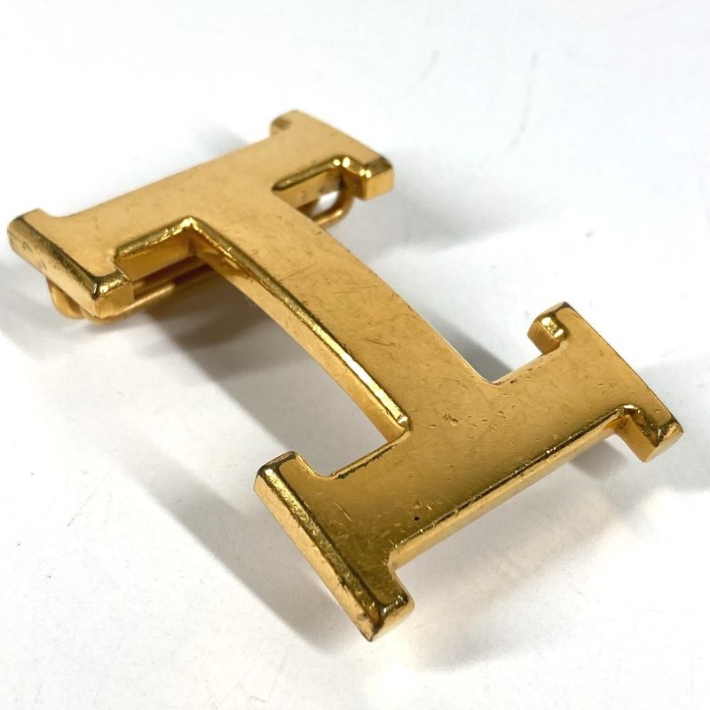 Hermes Buckle Belt Only Metal Gold