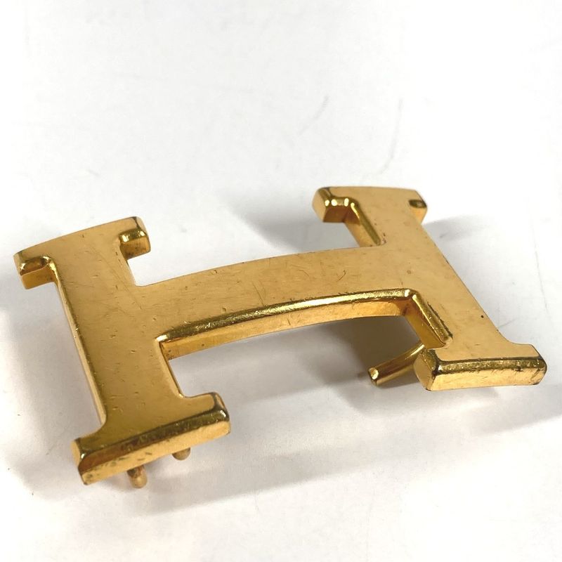 Hermes Buckle Belt Only Metal Gold