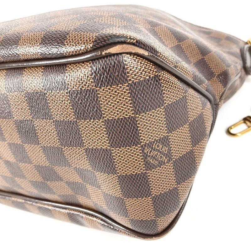 Louis Vuitton Shoulder Bag Delightful PM Damier Canvas Ebene Brown
