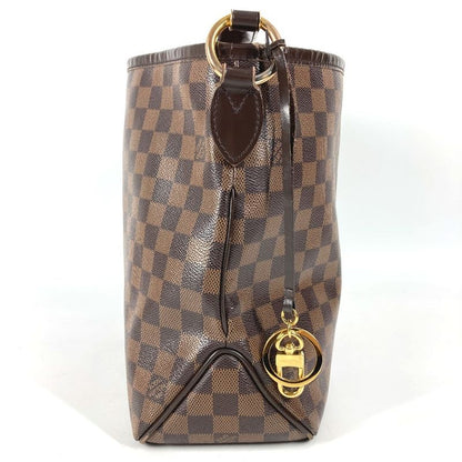 Louis Vuitton Shoulder Bag Delightful PM Damier Canvas Ebene Brown