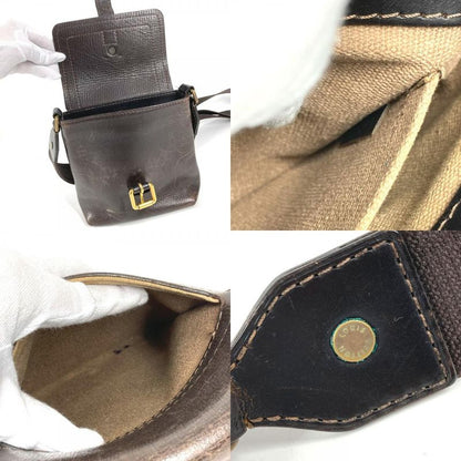 Louis Vuitton Shoulder Bag Yuma Utah Leather Cafe Brown