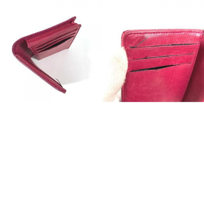Chanel Card Case CC Logo Caviar Leather Purple
