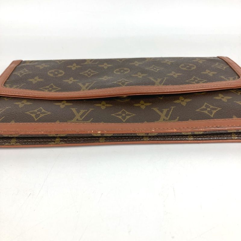 Louis Vuitton Clutch Pochette Dam GM Monogram Canvas Brown