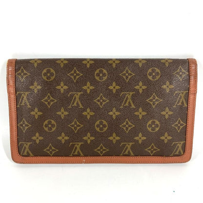 Louis Vuitton Clutch Pochette Dam GM Monogram Canvas Brown