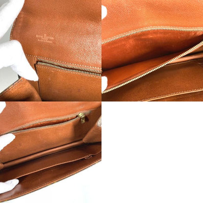 Louis Vuitton Clutch Pochette Dam GM Monogram Canvas Brown