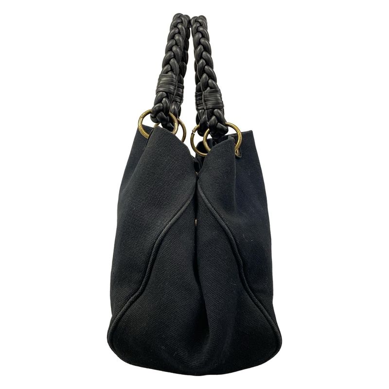 Bottega Veneta Tote Black Leather