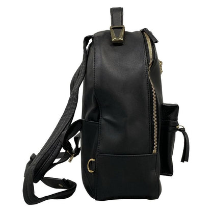 Versace Backpack Black Leather