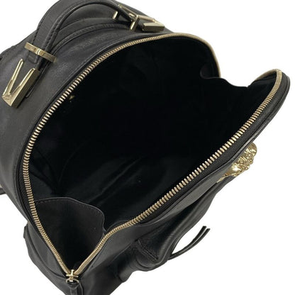 Versace Backpack Black Leather
