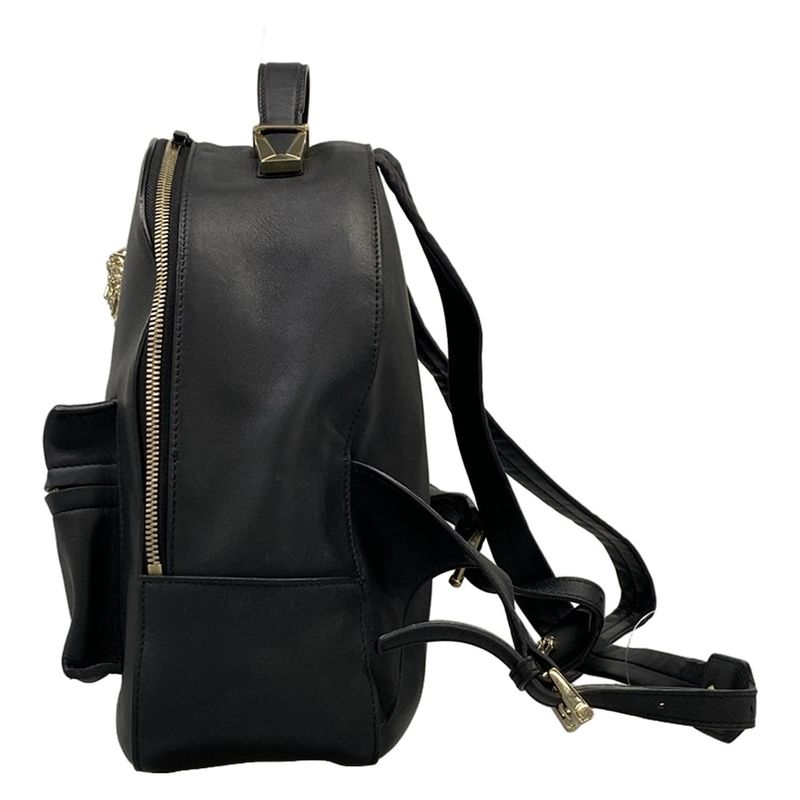 Versace Backpack Black Leather