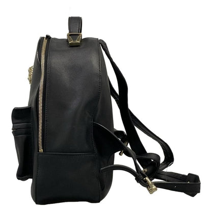 Versace Backpack Black Leather
