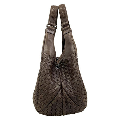 Bottega Veneta Tote Midi Amcampana Dark Brown Leather