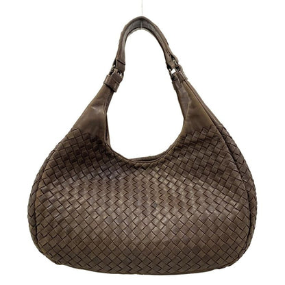 Bottega Veneta Tote Midi Amcampana Dark Brown Leather