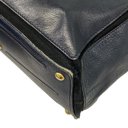 Saint Laurent Handbag Muse Two Navy Leather