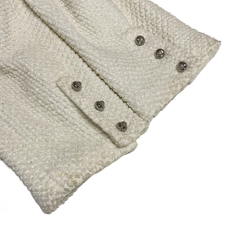 Chanel Skirt Set Ivory Tweed Cotton