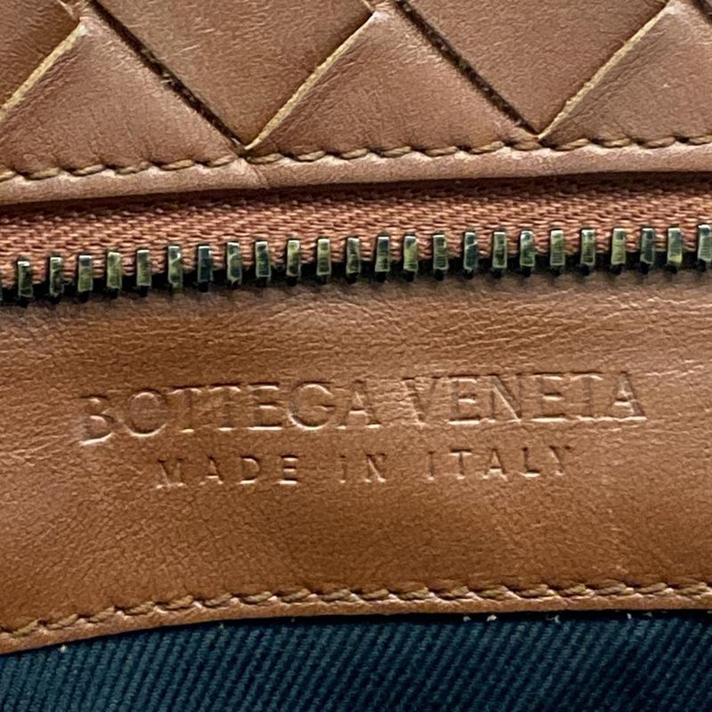 Bottega Veneta Clutch Intrecciato Brown Leather